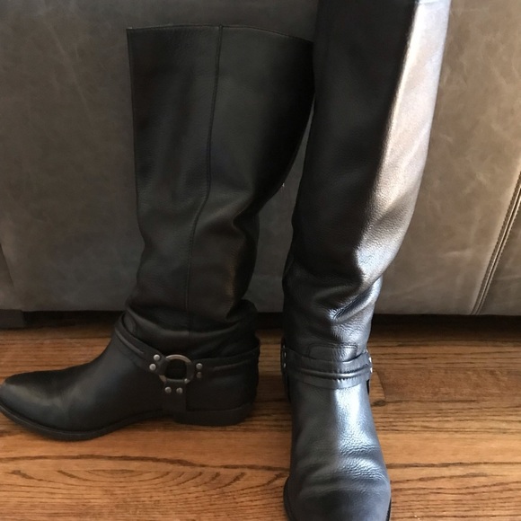 Franco Sarto Black Boots - Picture 2 of 4